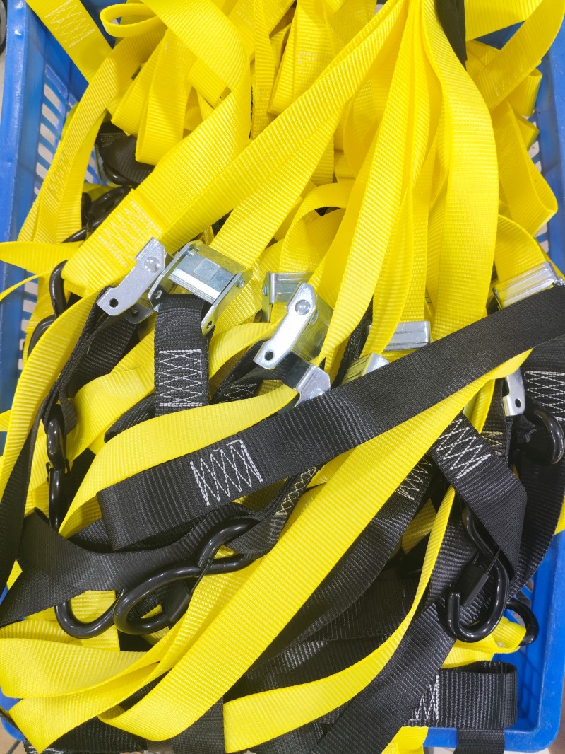 1.5inch motorcycle tie down yellow